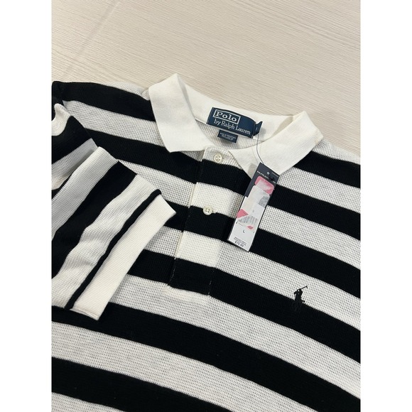Ralph Lauren Other - Polo Ralph Lauren L 100% Cotton Mesh‎ Polo Striped Pony…